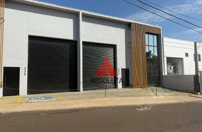 Galpão para alugar, 326 m² por r$ 8.500/mês - loteamento industrial machadinho - americana/sp