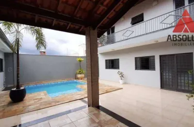 Casa com 3 dormitórios para alugar, 302 m² por r$ 4.700,00/mês - vila grego - santa bárbara d'oeste/sp