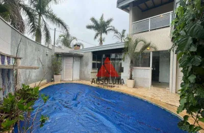 Casa com piscina e 4 dormitórios para alugar por r$ 5.500/mês - jardim souza queiroz - santa bárbara d'oeste/sp