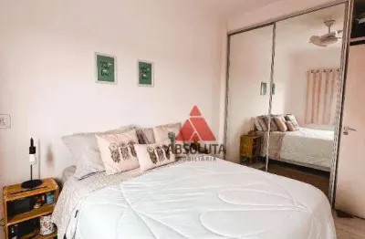 Apartamento com 2 dormitórios para alugar, 71 m² por r$ 3.044,00/mês - jardim são domingos - americana/sp