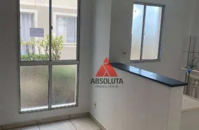 Apartamento com 2 dormitórios para alugar, 43 m² por r$ 1.100/mês - jardim bertoni - americana/sp