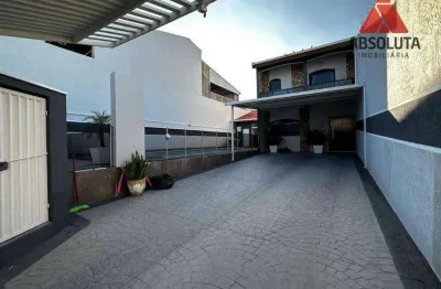 Casa com 3 dormitórios para alugar, 220 m² por r$ 6.300/mês - parque novo mundo - americana/sp