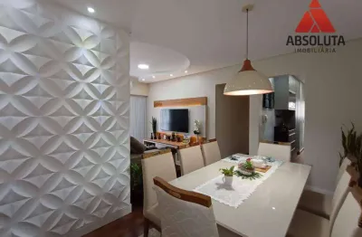 Apartamento com 3 dormitórios para alugar, 81 m² por r$ 4.013,00/mês - são josé - americana/sp