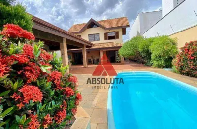 Ótima localização, bairro calmo e seguro, próximo do Jardim Botânico e Parque Ecológico.   Área total 440 m2  Área construída 270 m2  A casa possui 3