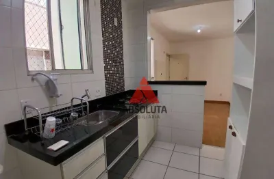 Apartamento com 2 dormitórios para alugar, 48 m² por r$ 1.465,40/mês - loteamento industrial machadinho - americana/sp