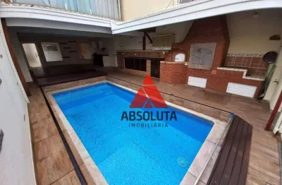 Casa com Piscina, 4 dormitórios e 4  Vagas para Alugar R$5.000 no Parque Novo Mundo - Americana/SP