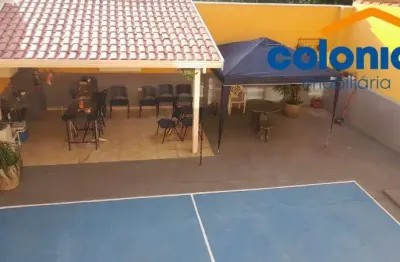 Venda casa térrea com 2 dormitórios, com área de churrasqueira e mini quadra portal das hortências, várzea paulista