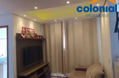 Apartamento de 02 quartos com móveis planejados no cond. doce lar bella colônia.