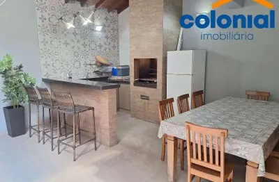 Excelente sobrado com 3 dormitórios sendo 1 suíte, escritório, área gourmet completa, com 2 vagas de garagem coberta.vila progresso, jundiaí.