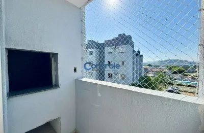 Apartamento com 2 quartos à venda na rua augusto westphal, 450, ponte do imaruim, palhoça por r$ 295.000