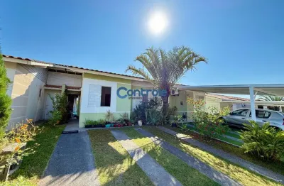 Casa em condomínio fechado com 2 quartos à venda na avenida paulo roberto vidal, 1455, bela vista, palhoça por r$ 430.000