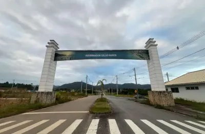 Terreno à venda na areias do meio, areias de cima, governador celso ramos por r$ 190.000