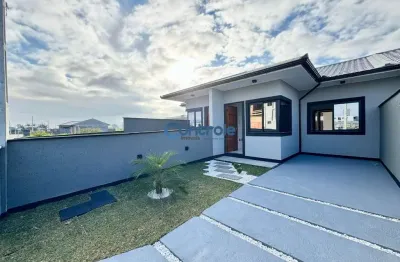 Casa com 2 quartos à venda na michelangelo, 2, barra do aririú, palhoça por r$ 350.000