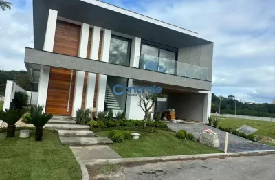 Casa em condomínio fechado com 3 quartos à venda na rua lagoinha, 65, pedra branca, palhoça por r$ 3.990.000