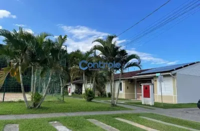 Casa em condomínio fechado com 2 quartos à venda na paulo roberto vidall, 1290, bela vista, palhoça por r$ 365.000