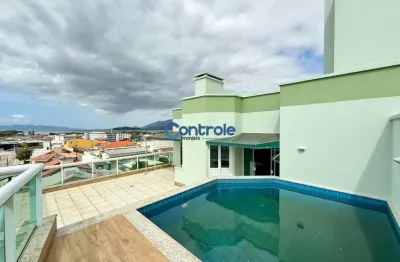 Cobertura com 3 quartos à venda na avenida aniceto zacchi, 205, ponte do imaruim, palhoça por r$ 1.200.000