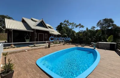 Chácara / sítio com 3 quartos à venda na estrada morro do gato, 1, são sebastião, palhoça por r$ 3.000.000