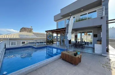 Casa com 5 quartos à venda na avenida dos lagos, 131, pedra branca, palhoça por r$ 2.862.000