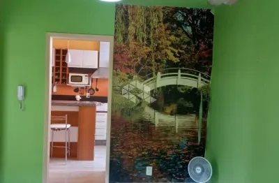 Apartamento semimobiliado com 2 dormitórios, próximo da av. otto niemeyer