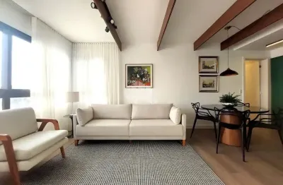 Apartamento 2 suítes, mobiliado, com duas vagas, no bairro menino deus.