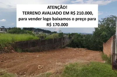 Atenção o terreno esta avaliado em r$ 210.000 colocamos em oferta por r$ 170.000. ótima oportunidade!!!