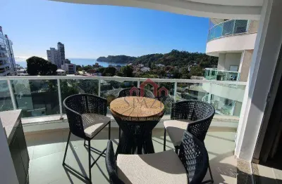 Apartamento vista mar com  3 suítes  142 m² - venda por r$ 2.751.000 ou aluguel por r$ 12.300/mês - cabeçudas - itajaí/sc