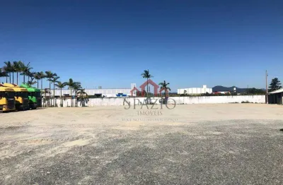 Terreno para alugar, 5000 m² por r$ 26.500,00/mês - cordeiros - itajaí/sc