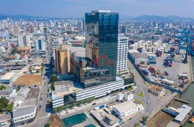 Sala para alugar, 138 m² por r$ 15.600,00/mês - centro - itajaí/sc