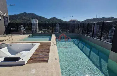 Apartamento com 2 dormitórios para alugar, 60 m² por r$ 5.560/mês - fazenda - itajaí/sc