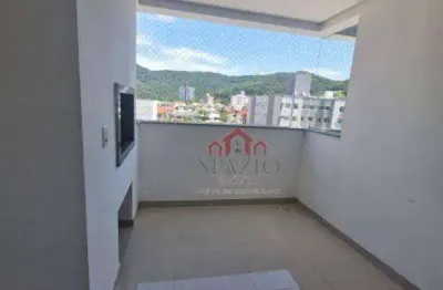 Apartamento com 2 dormitórios para alugar, 65 m² por r$ 3.780/mês - ressacada - itajaí/sc