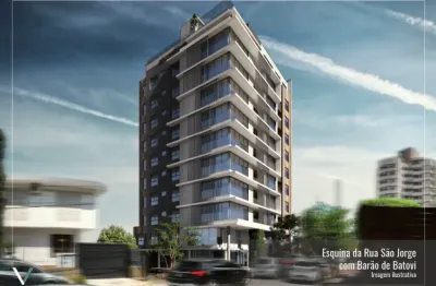 Apartamento garden com  de 2 suites, 69,43m2 de área privativa e  65,29 de área aberta e 2 vagas de garagem no centro de florianópolis sc