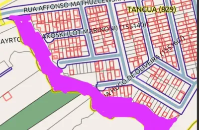 Terreno almte tamandaré divisa com curitiba(santa felicidade)