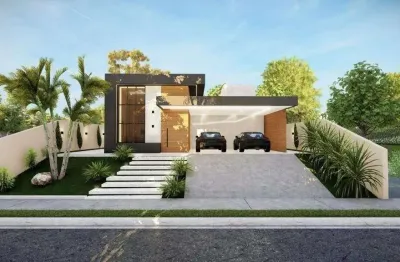 Viva com estilo: casa de alto padrão com 3 suítes em condomínio fechado!