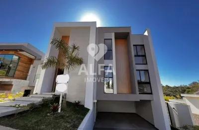 Conforto e estilo em dois andares: casa com 4 dormitórios, 2 suítes em condomínio fechado!
