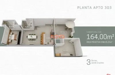 Apartamento com 3 quartos à venda no Centro, Timóteo 