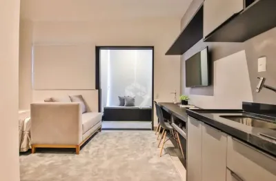 Lindo studio a venda porteira fechada com 1 dormitórios à venda, 28,00 metros e sem vaga - pinheiros, são paulo/sp