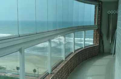 Apartamento frente mar em mongaguá - 80m², 2 dormitórios (1 suíte), andar alto e lazer completo