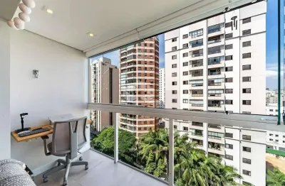 Apartamento à venda na vila nova conceição com 3 quartos, (2 suítes) 3 banheiros,2 vagas de garagem, lazer completo.