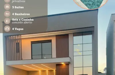 Casa alto padrão e não geminada em condomínio  em são josé dos pinhais