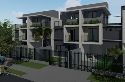 Residencial aparecida sobrados de frente para a rua no bairro atuba