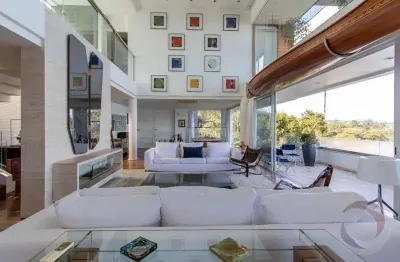 Casa com 6 quartos à venda na rodovia haroldo soares glavan, 4450, cacupé, florianópolis, 1093 m2 por r$ 18.000.000