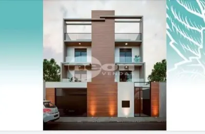 Cobertura com 2 quartos à venda na rua fernando lona, 23, campestre, santo andré, 118 m2 por r$ 700.000