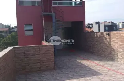 Cobertura com 2 quartos à venda na rua ouricuri, 235, parque joão ramalho, santo andré, 186 m2 por r$ 610.000