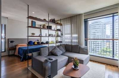 Apartamento com 1 quarto à venda na avenida jurucê, 194, indianópolis, são paulo, 48 m2 por r$ 895.000