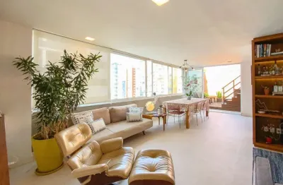 Cobertura com 3 quartos à venda na avenida ibijaú, 229, moema, são paulo, 190 m2 por r$ 2.670.000