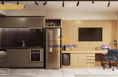 Studio c/ serviços!! 1 dormitório à venda, 1 vaga - 46 m² por r$ 658.000 - vila clementino - são paulo/sp