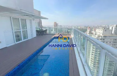 Luxuosa cobertura duplex com piscina. vista panorâmica