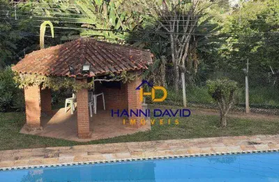 Casa com terreno de 3.600 m² à venda,  por r$ 2.200.000 - jardim paulista - atibaia/sp