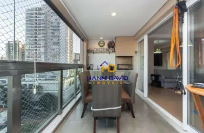 Rua Jorge Tibiriça - Apartamento 3 dormitórios, varanda gourmet com churrasqueira. Vila Mariana