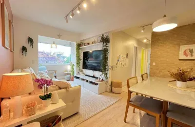 Apartamento com 3 dormitórios à venda, 68 m² por r$ 585.000,00 - butantã - são paulo/sp